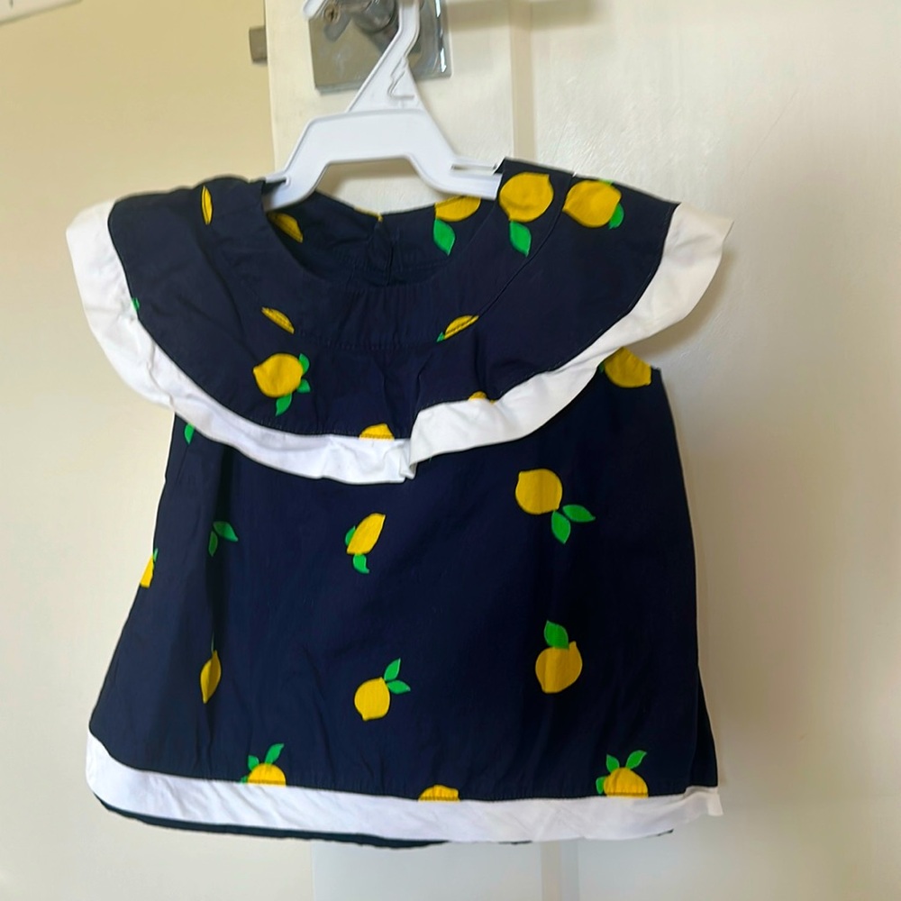 Janie and Jack lemon top